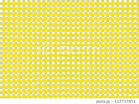 Yellow shepherd check background material (thick) 117737851