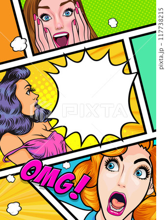 shocking woman surprised on comics page 117738215