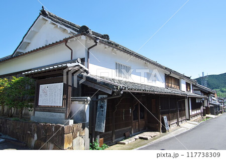 愛媛県西予市：卯之町の町並み／池田屋(下町) 117738309