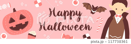 ハロウィン背景素材_22 117738361