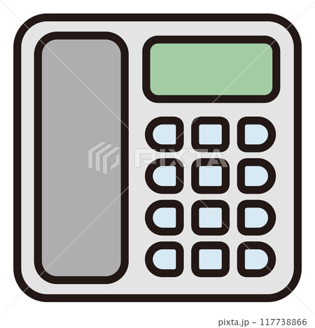 固定電話のアイコン 117738866