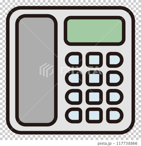 固定電話のアイコン 117738866