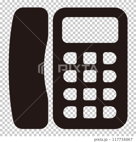 固定電話のアイコン 117738867