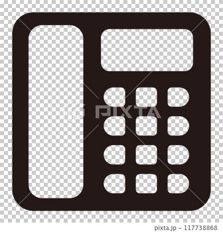 Landline phone icon Landline phone icon 117738868