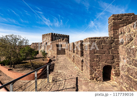 Silves Castle in the South of Portugal in the Algarve region Silves Castle in the South of Portugal in the Algarve region 117739016