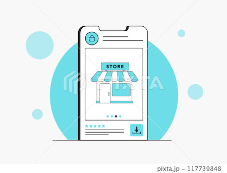 How to Start an Online Store - download, setup and launch e-commerce marketplaces. Online business website creation with product listings. E-commerce vector illustration and startup visuals How to Start an Online Store - download, setup and launch e-commerce marketplaces. Online business website creation with product listings. E-commerce vector illustration and startup visuals 117739848