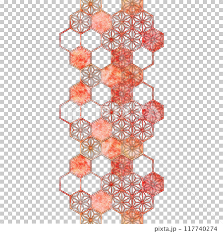 Japanese pattern (hemp leaf) Japanese pattern (hemp leaf) 117740274