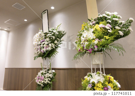 お葬式イメージ（供花） 117741011