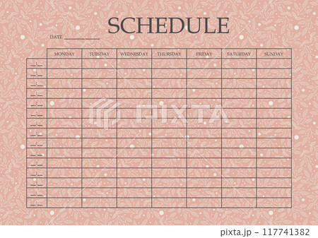 Schedule planner page floral design. Planner for students minimalist art. Categories of notes. Schedule planner page floral design. Planner for students minimalist art. Categories of notes. 117741382