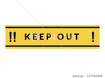 Danger warning board icon. Caution and dangerous area. Yellow sign for safety, hazard shock. Keep out caution warning and risk zone. Vector cartoon illustration 117742004