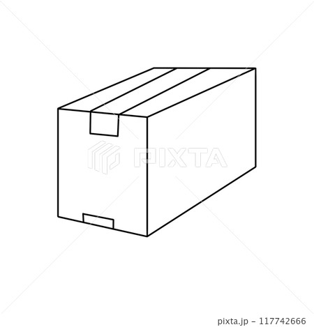 A box is shown in a white background 117742666