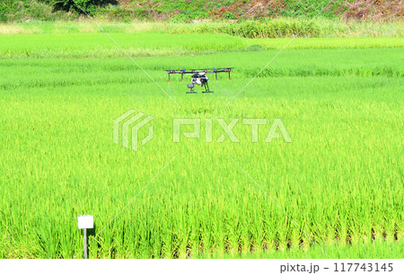 農業用ドローンによる農薬散布 117743145