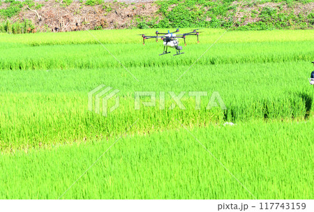農業用ドローンによる農薬散布 117743159
