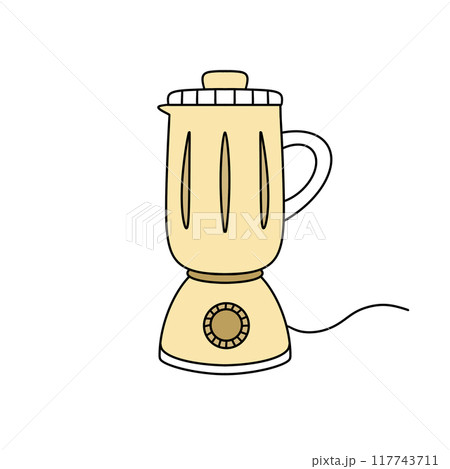 A cartoon blender with a white background 117743711