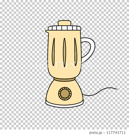 A cartoon blender with a white background 117743711