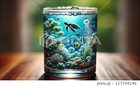 コップの中の海 117744246