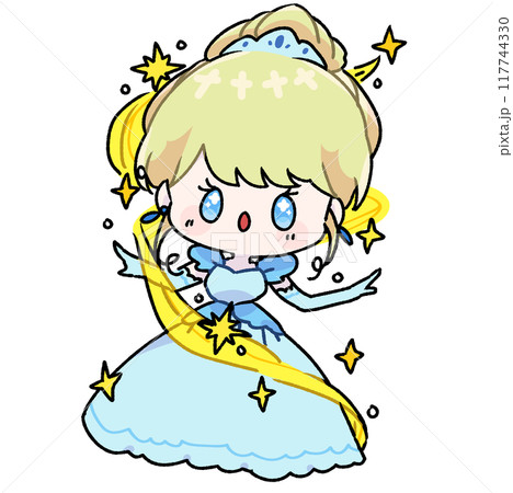 魔法にかかった女の子 117744330