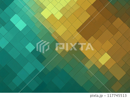 幾何学的なイラスト（背景壁紙） 117745513