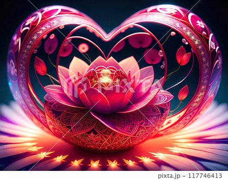 Blossom Conceptual. An abstract style art 117746413