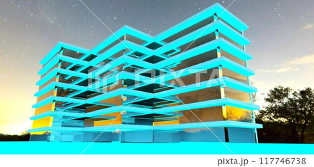 A spacious pool for residents of a low-rise building in the suburbs of Varna. Direct access to the water from the apartments. 3D rendering..jpg A spacious pool for residents of a low-rise building in the suburbs of Varna. Direct access to the water from the apartments. 3D rendering..jpg 117746738