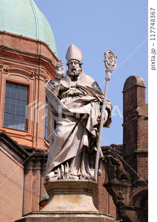 Saint Petronius, Saint Bartholomew church in Bologna, Italy Saint Petronius, Saint Bartholomew church in Bologna, Italy 117748367