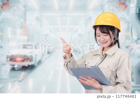 自動車工場 117748481