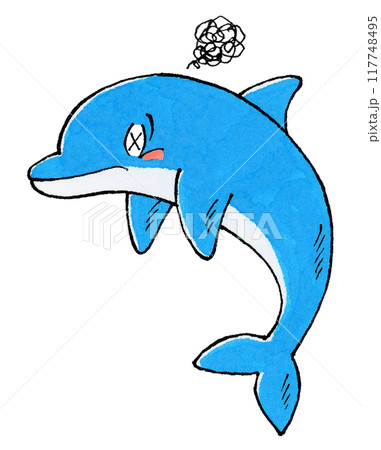 参るイルカ 参るイルカ 117748495
