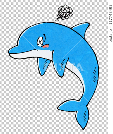 参るイルカ 参るイルカ 117748495