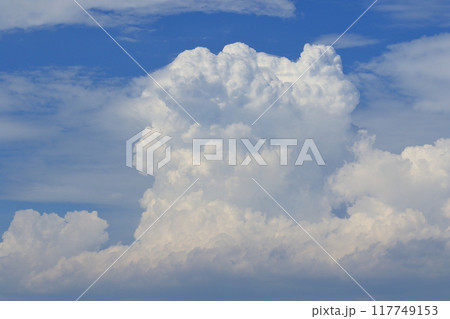 発達していく積乱雲 発達していく積乱雲 117749153