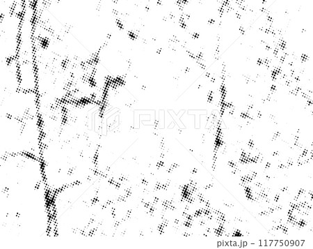 Set of Black and white grunge. Distress overlay texture. Surface dust and rough dirty wall background concept. Distress illustration simply place over object to create grunge effect. Vector EPS10. 117750907