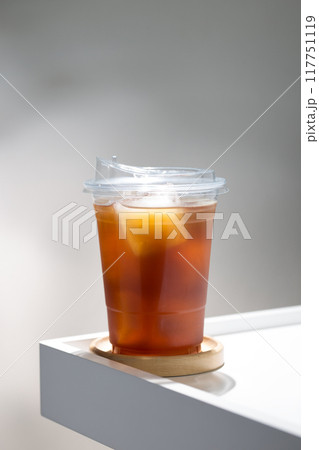 An elegant long black coffee. An elegant long black coffee. 117751119