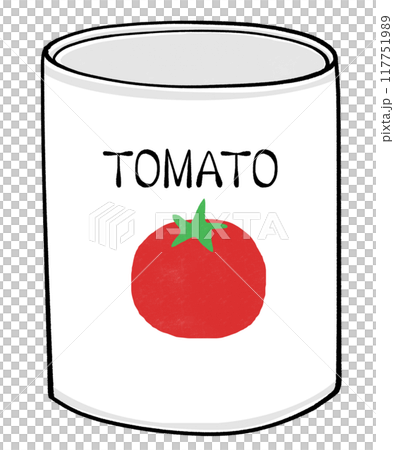 Illustration of a tomato can Illustration of a tomato can 117751989