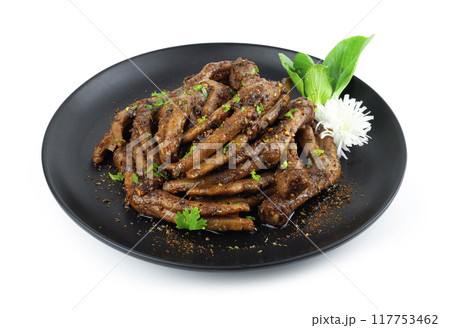 Stir fried Duck Feets with chilli Chinese Spice 117753462