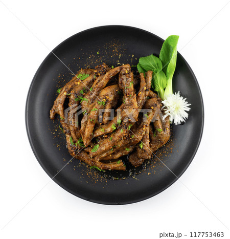 Stir fried Duck Feets with chilli Chinese Spice Stir fried Duck Feets with chilli Chinese Spice 117753463