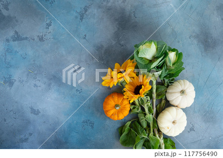 Bouquet of fall flowers Bouquet of fall flowers 117756490