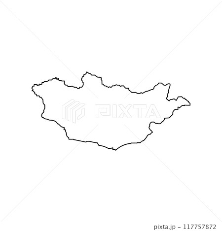 Mongolia map icon Mongolia map icon 117757872