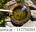 松本市・辰巳の庭の石の水鉢 117758264