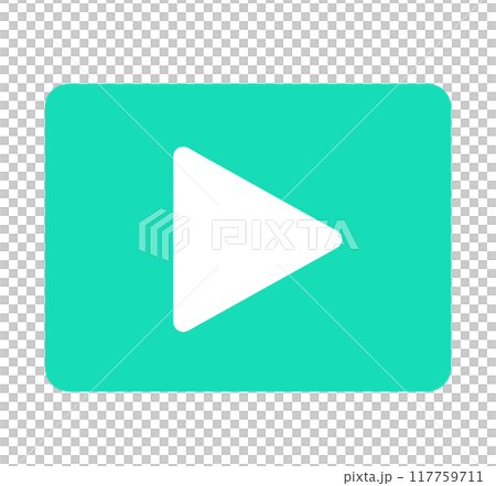 simple green video icon simple green video icon 117759711