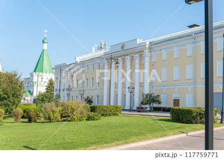 city russia landmark nizhny architecture building travel old philharmonia europe novgorod tourism 117759771