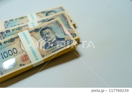 2024年 新千円札 札束 2024年 新千円札 札束 117760230