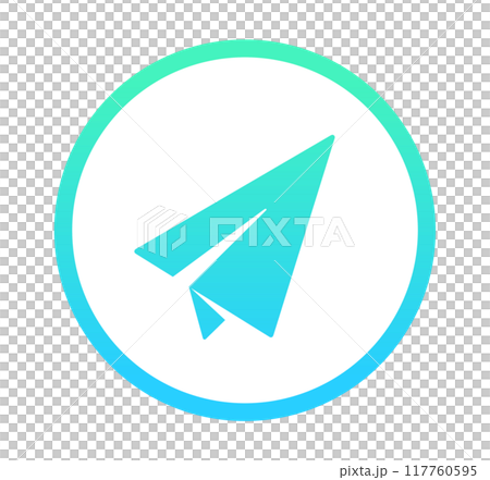 Green gradation | Paper airplane Green gradation | Paper airplane 117760595