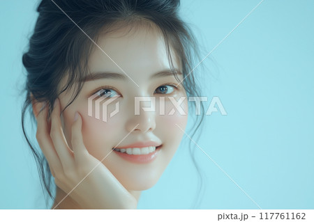 女性　美容　スキンケア　ビューティー 117761162