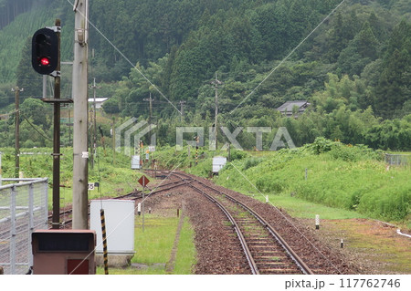 篠目駅山口方の分岐器 117762746