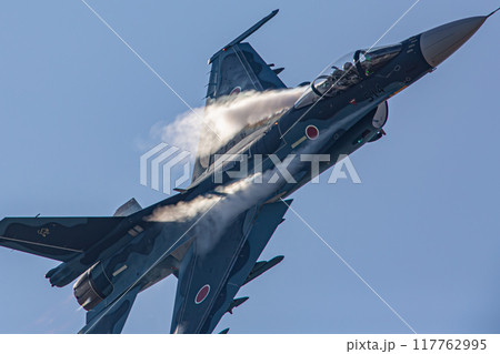大空を飛ぶ戦闘機 117762995
