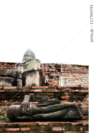 タイ バンコク アユタヤ 古代遺跡 117764791
