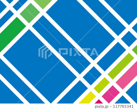 幾何学模様 パステルカラー 幾何学模様 パステルカラー 117765341
