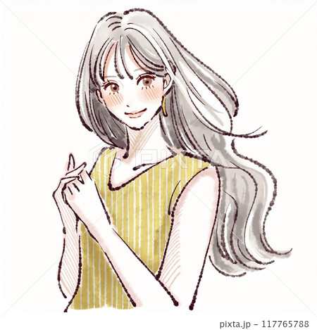 女性・女の子のイラスト素材 117765788