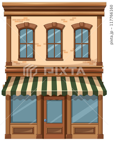 Vintage Two-Story Storefront Vintage Two-Story Storefront 117766160