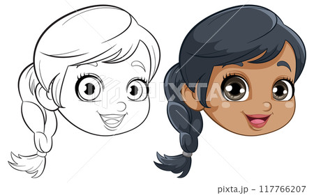 Smiling Nurse Character Illustration Smiling Nurse Character Illustration 117766207