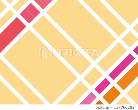 幾何学模様　パステルカラー　 117766282